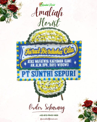Papan Bunga Duka di Cisande
