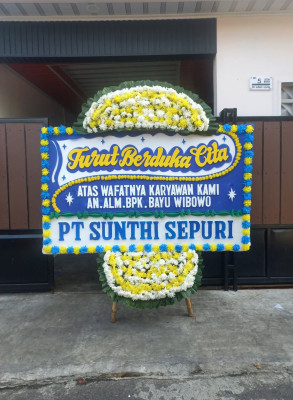 Papan Bunga Duka di Cisande