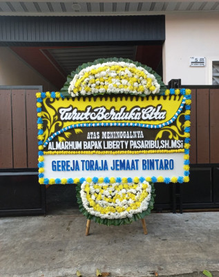 Papan Bunga Duka di Cisande