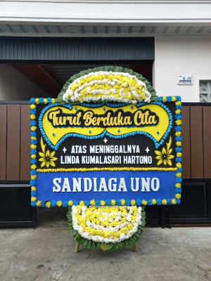 Papan Bunga Duka di Cisande